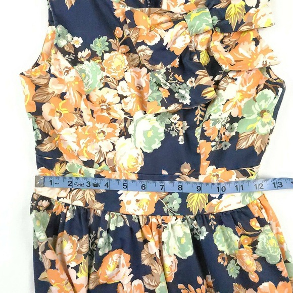 Ixia Floral Dress SZ Small Retro Fit and Flare - Picture 4 of 5